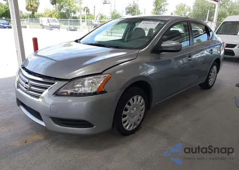 2014 Nissan Sentra Sv z USA, uszkodzony, nr VIN 3N1AB7APXEY256424
